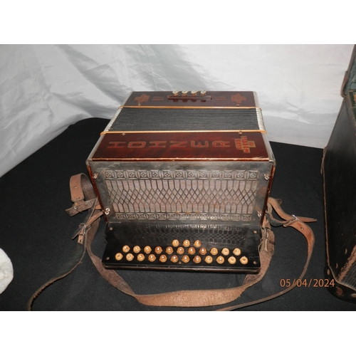 251 - Hohner Club Model III Accordion in Original Case