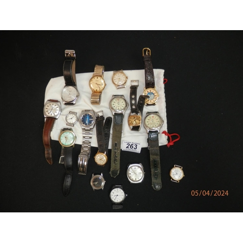 263 - Good Lot of Assorted Watches