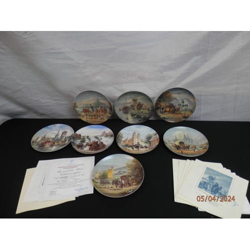 271 - Set  of Furstenberg Collectors Plates