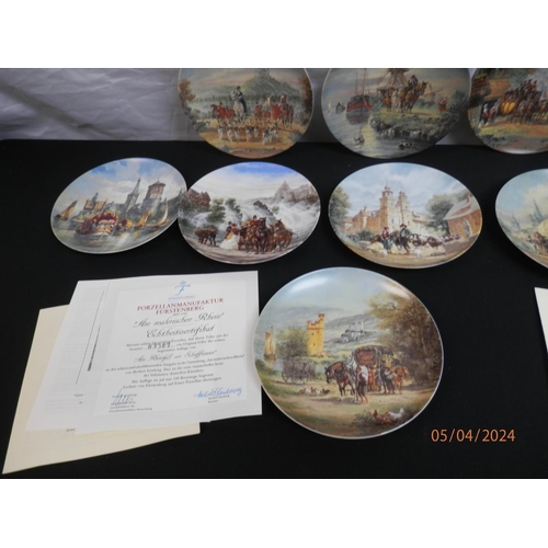 271 - Set  of Furstenberg Collectors Plates