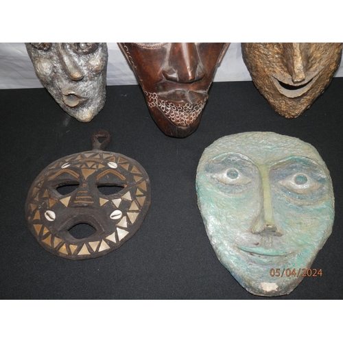 276 - Collection of Various Vintage masks