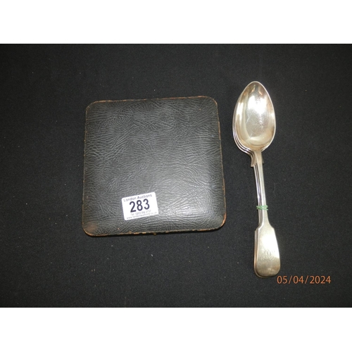 283 - Various Silver Plated Items incl. Cased Set