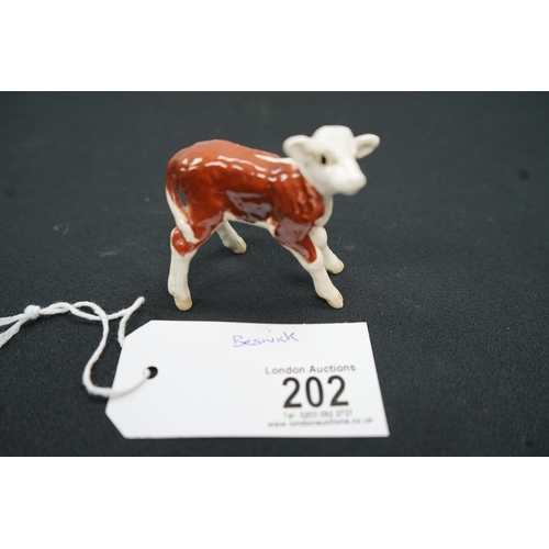 1202 - Beswick miniature calf figurine