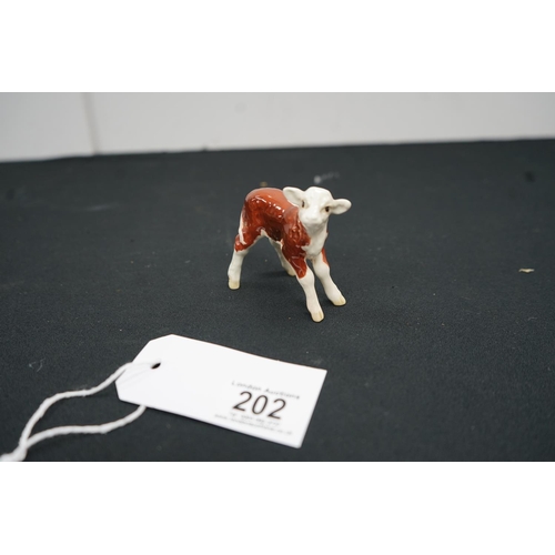 1202 - Beswick miniature calf figurine