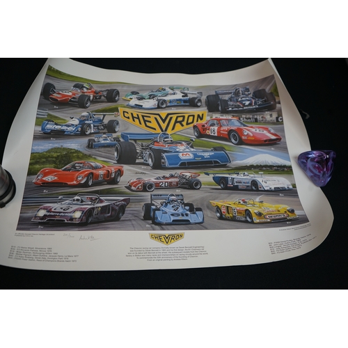 21 - Group of Formula One Interest Posters incl. Signed Ltd Edition