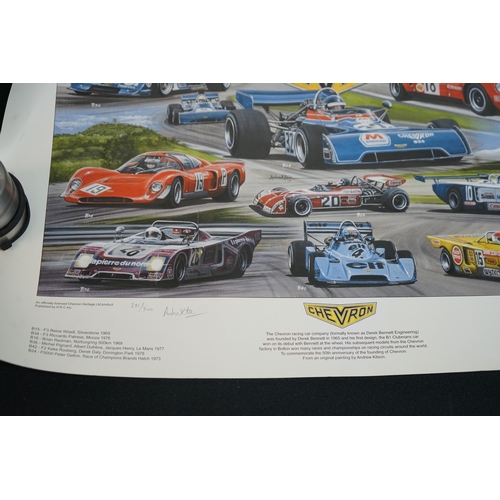 21 - Group of Formula One Interest Posters incl. Signed Ltd Edition