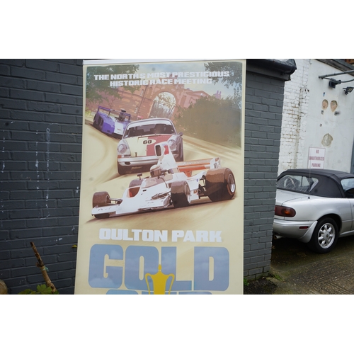 28 - Motor Racing Interest: Oulton Park Gold Cup Original Advertising Poster