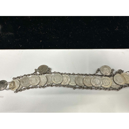 1215 - Old 4 Pence Bracelet