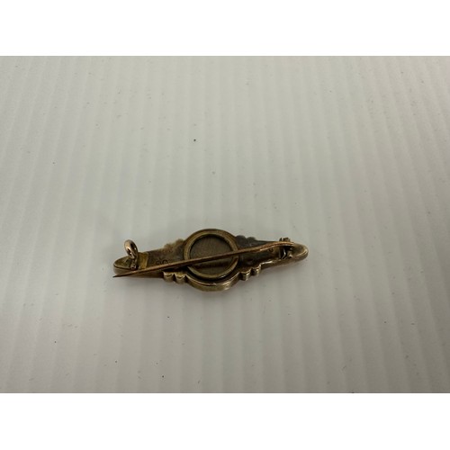 84A - Early 20th Century 9ct Gold Brooch