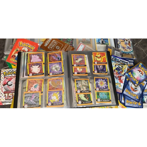 6 - Lot of 2x albums of Pokemon Cards, various graded cards, unopened packs, vintage cards etc.