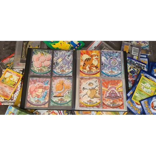 6 - Lot of 2x albums of Pokemon Cards, various graded cards, unopened packs, vintage cards etc.