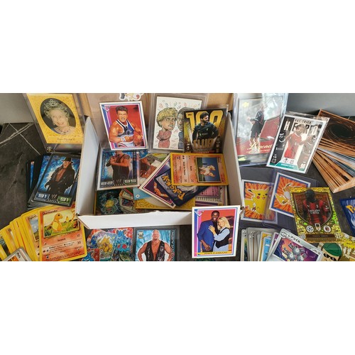 7 - Good lot of various trading cards including vintage cards, graded cards, unopened vintage packs, var... 