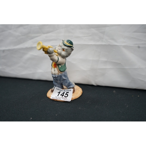 145 - BESWICK WIND CATS CHORUS TRAD JAZZ TOM Figurine