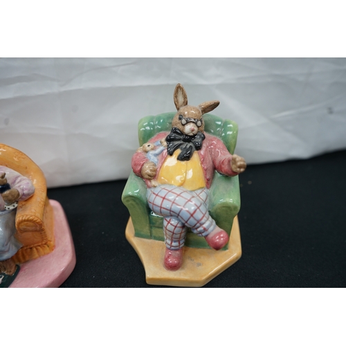 152 - Two Limited Edition Royal Doulton Bunnykins Figurines: Oncr upon a Time and Mrs Collector