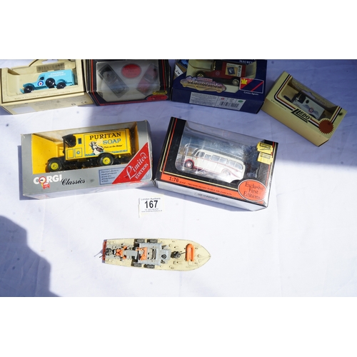 167 - Large Collection of Mint and Boxed Diecast Cars to include Corgi and Dinky