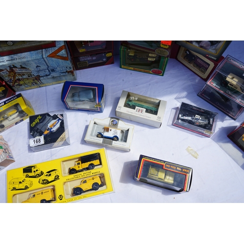 168 - Good Collection of Mint and Boxed Diecast Cars including Corgi and Matchbox etc