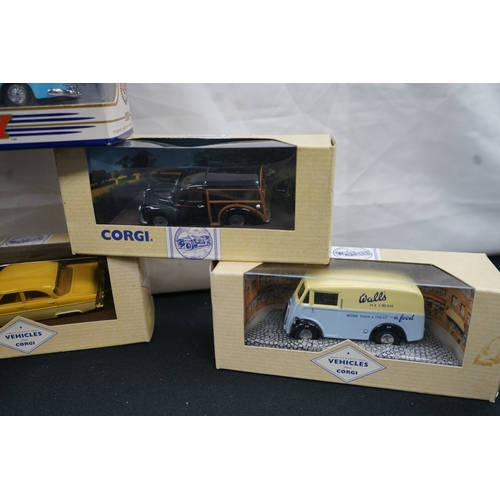 203 - Mint & Boxed Collection of 8 Model Cars
Dinky, Hornby, EFC First Editions & Corgi 