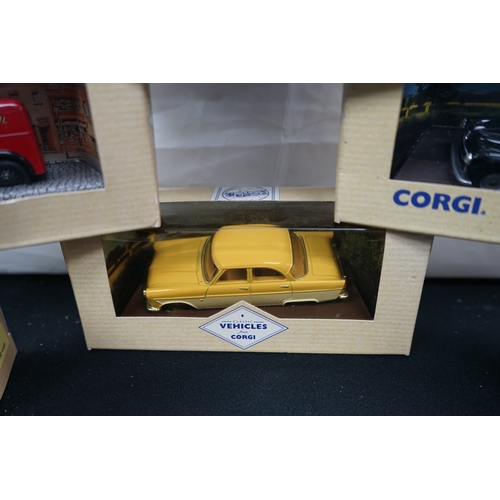 203 - Mint & Boxed Collection of 8 Model Cars
Dinky, Hornby, EFC First Editions & Corgi 