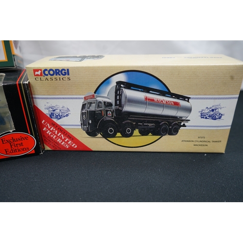 212 - 4 Mint & Boxes Model Commercial Vehicles 3 Corgi Classics & 1 Exclusive First Editions