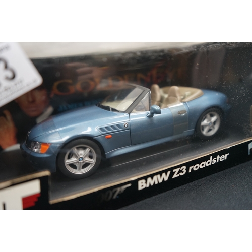 213 - A Mint & Boxed James Bond Goldeneye Z3 Roadster 1;18