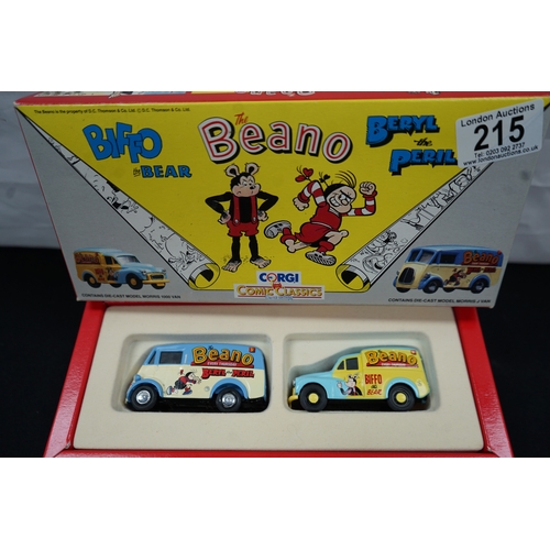 215 - Mint & Boxed Corgi The Beano Model Cars