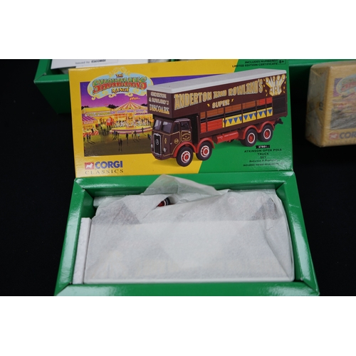 225 - 4 Mint & Boxed Corgi Showman's Range Models Trucks
Mint & Boxed Corgi The Showman's Range Model Truc... 