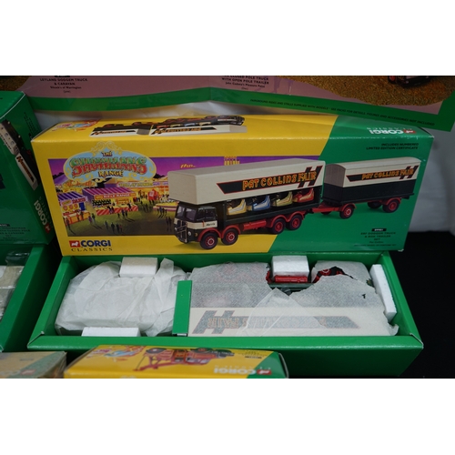 225 - 4 Mint & Boxed Corgi Showman's Range Models Trucks
Mint & Boxed Corgi The Showman's Range Model Truc... 