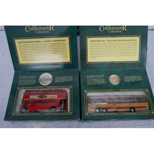 227 - Corgi Classics The Cobboisseur Collection: Group of 5 Mint and Boxed Diecast Buses