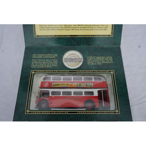 227 - Corgi Classics The Cobboisseur Collection: Group of 5 Mint and Boxed Diecast Buses