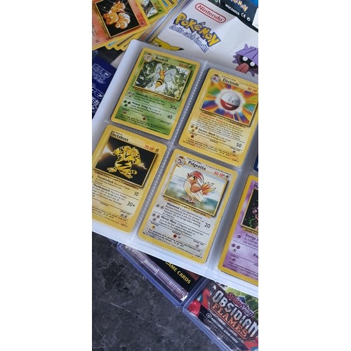 2 - Selection of Pokemon cards to include album of vintage base set cards, unopened packs, graded cards,... 