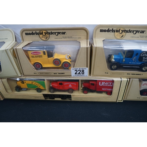 228 - Collection of Mint and Boxed Models of Yesteryears Diecast Vehicles