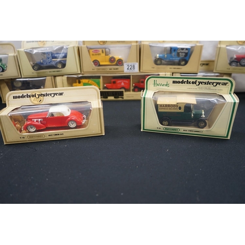 228 - Collection of Mint and Boxed Models of Yesteryears Diecast Vehicles