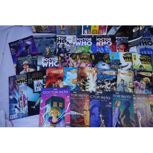 245 - A large collection of BBC Dr Who Story Comics