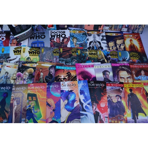 245 - A large collection of BBC Dr Who Story Comics