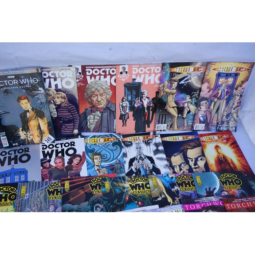 245 - A large collection of BBC Dr Who Story Comics