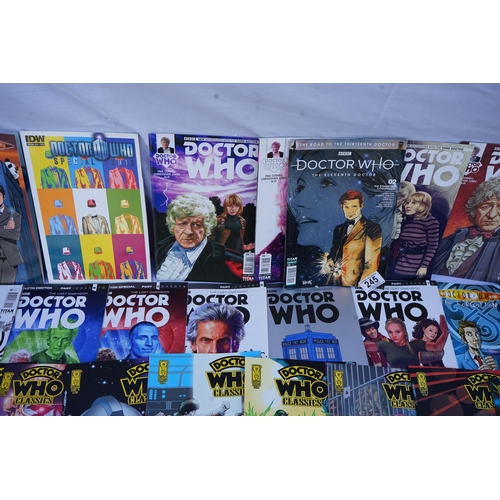 245 - A large collection of BBC Dr Who Story Comics