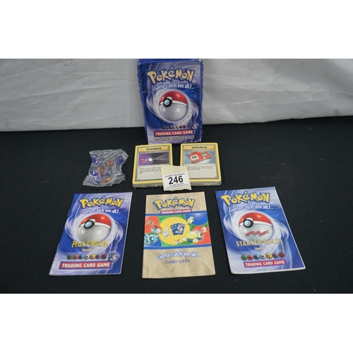 246 - A Boxed Pokemon Trading Card Game 2 Player Starter Set the Two Decks of Cards Still Factory Sealed .... 