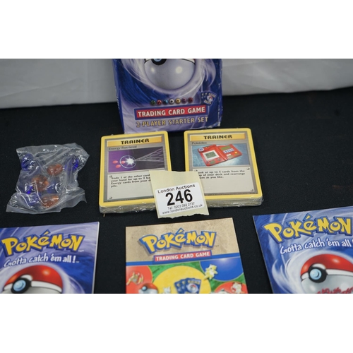 246 - A Boxed Pokemon Trading Card Game 2 Player Starter Set the Two Decks of Cards Still Factory Sealed .... 