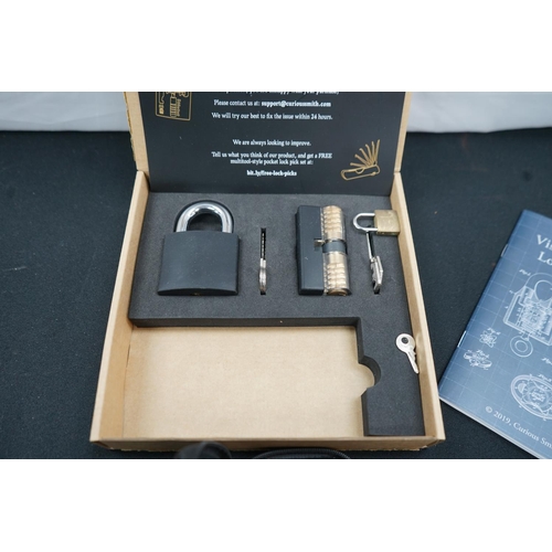 248 - A Curious Smith Lock Pick Set with Practice Locks