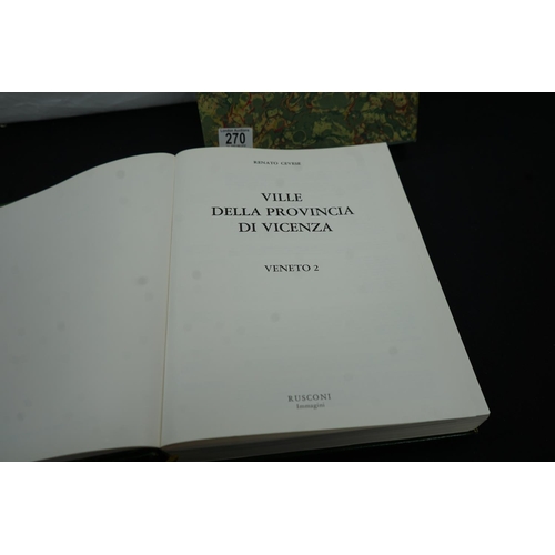 270 - A Limited Edition Hard Back Book in Slip Case - Ville Della Provincia Di Vicenza