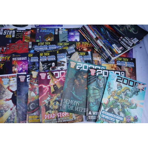 273 - A large mixed lot of mostly Star Trek and Comics plus others