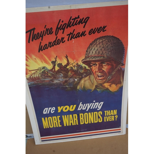 276 - Original USA WW2 Propaganda Poster: 