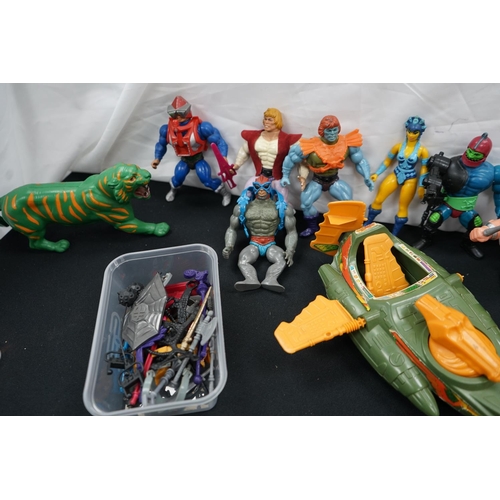 279 - A Box of Rare & Vintage He Man Action Figures etc