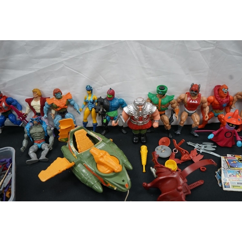 279 - A Box of Rare & Vintage He Man Action Figures etc