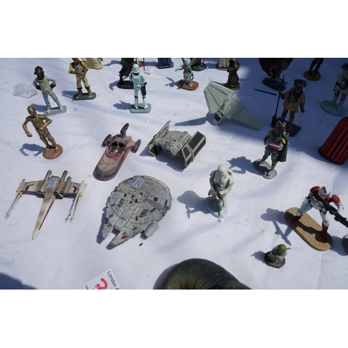 295 - Large Collection of Star Wars Lead Figures