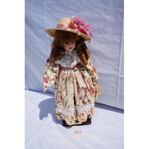 307 - Vintage Alberon Porcelain Doll