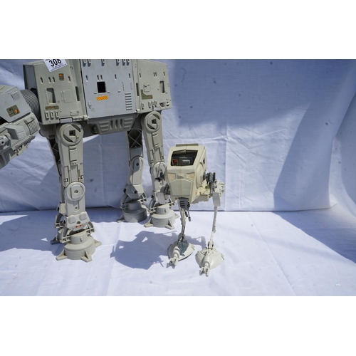 308 - Star Wars AT-AT Walker 1981 and a 1982 Scout Walker