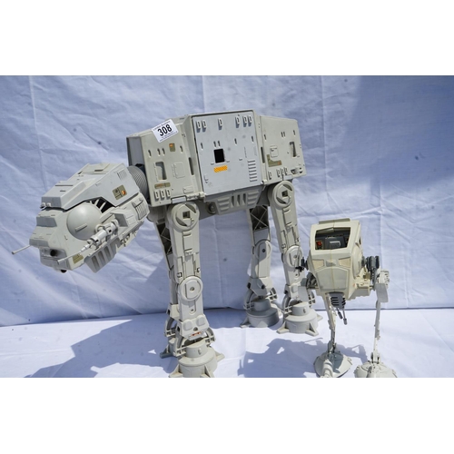 308 - Star Wars AT-AT Walker 1981 and a 1982 Scout Walker