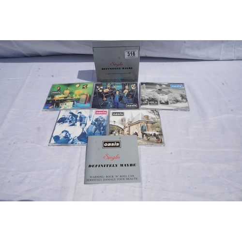 316 - Original Oasis Singles Boxset: Definitely Maybe 1996