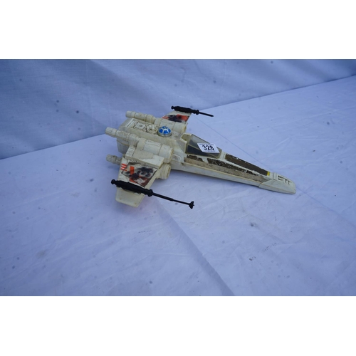 328 - 1980s Vintage Star Wars X-Wing Fighter